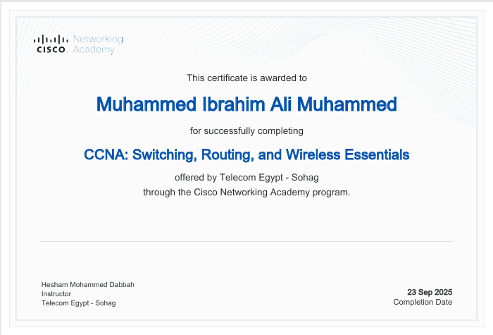 Cisco ENSA Certificate